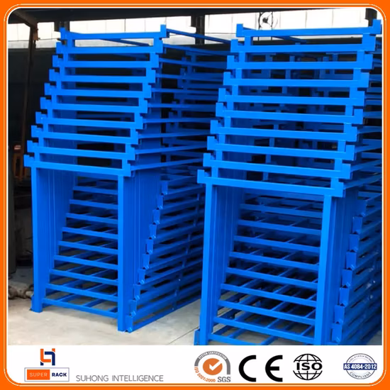 Customized Heavy Duty Powder Coating Stacking Tire Racks for Warehouse Open Frame Rack