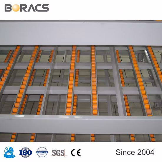 Industrial Factory Warehouse Fluent Trip Structure Gravity Carton Flow Racking Easy to Assemble with Open Options